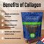 ValueBull USA Collagen Sticks for Dogs, 6 Inch Medium Chews, Natural Long-Lasting Dog Treats, 50 Count
