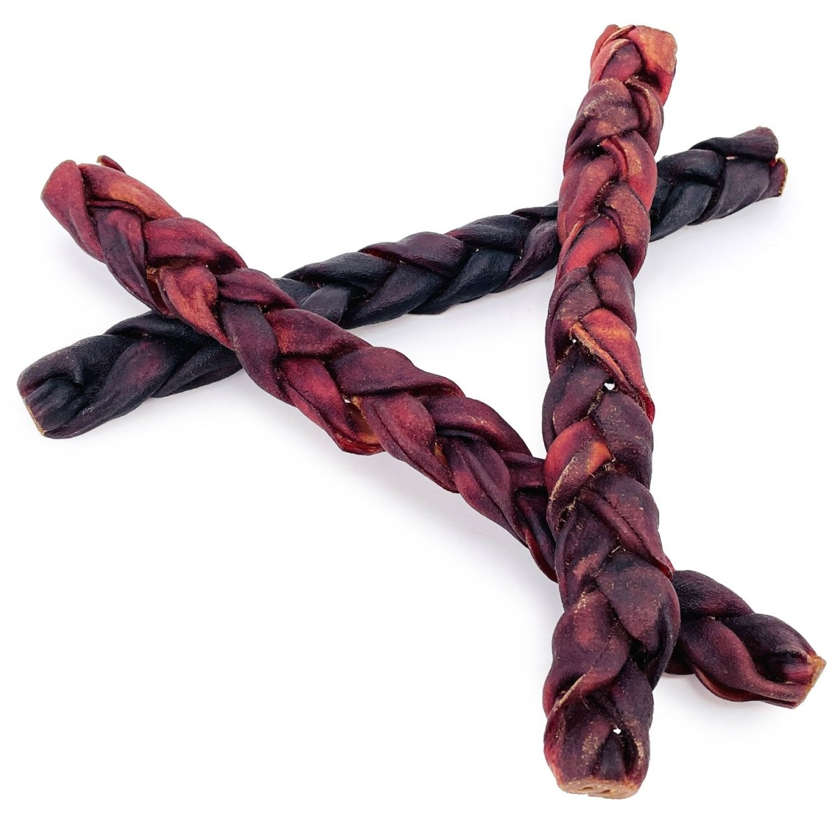 ValueBull USA Collagen Braid Beef Large Dog Chews, Thick 12 Inch 10 Count
