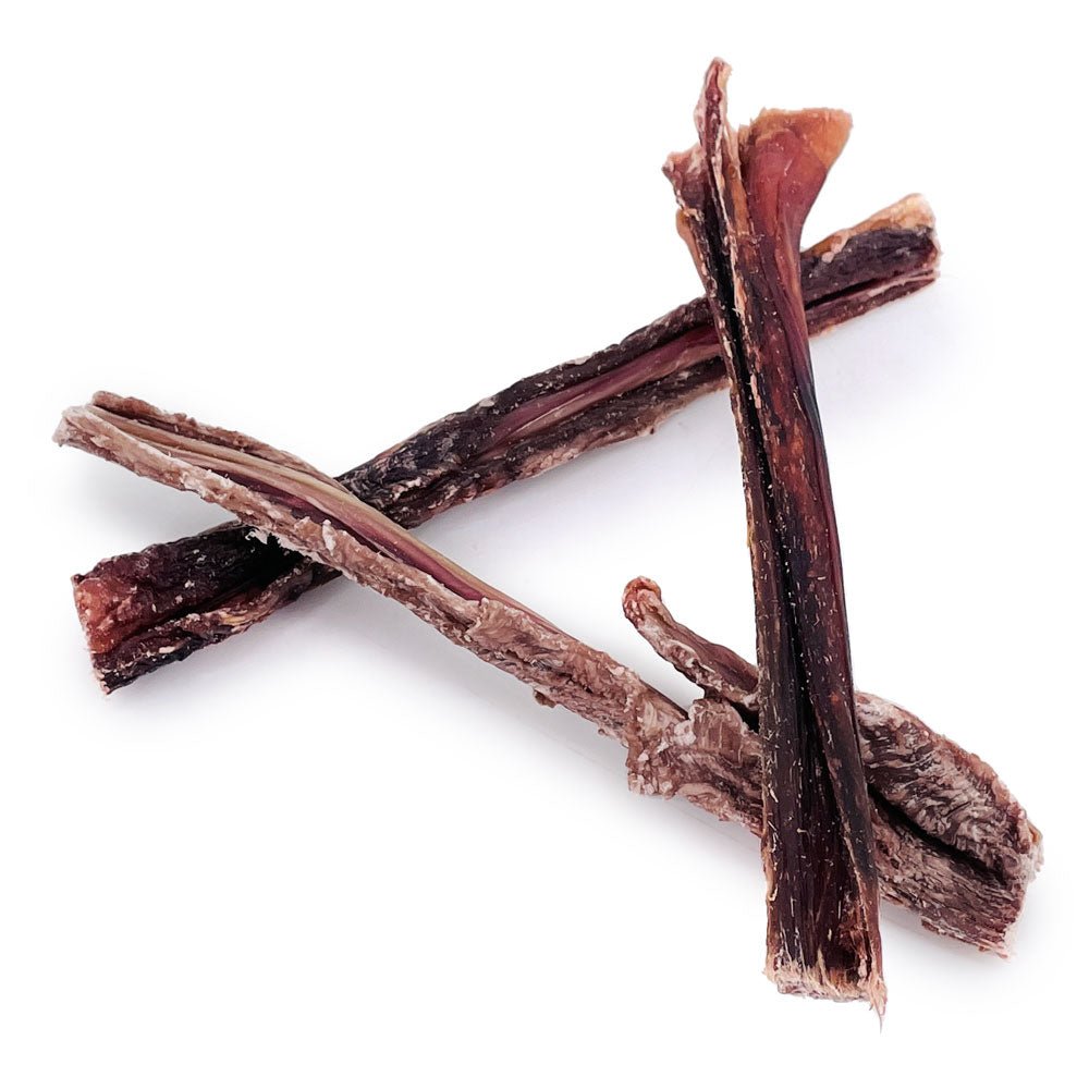 ValueBull Beef Jerky Gullet Sticks, Premium Dog Chews, 6 Inch, 50 Count