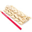 ValueBull Beef Cheek Braids, Long Lasting Dog Chews, 5-6 Inch, 50 Count