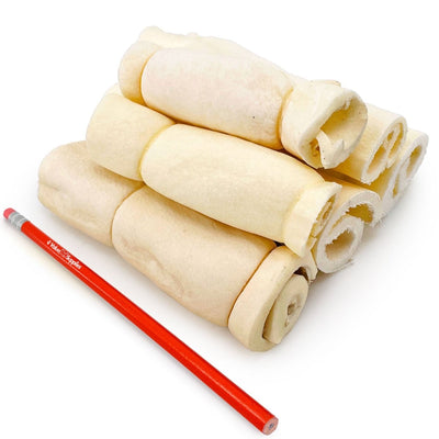 ValueBull Beef Cheek Rolls, Dog Chews, Varied Shapes, Varied Shapes, 6 Inch, 1 Pound