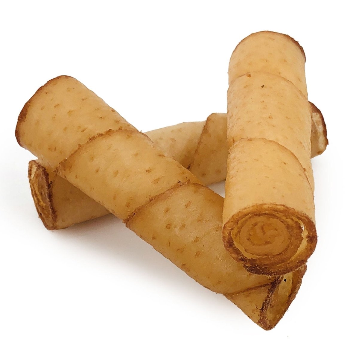 ValueBull USA Pig Skin Twist Rolls, 4-5 Inch, Smoked, 25 Count
