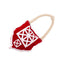 Country Living Faux Leather Red Barn Dog Chew Toy, 12 × 6.3 in