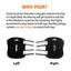NeoAlly Rear Leg Hock Brace - Metal Spring Strips for Small Dogs [Short Version] (Pair)