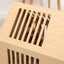 Booth-Style Wooden Dog House - White
