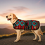 Desert Rose Blanket Dog Coat